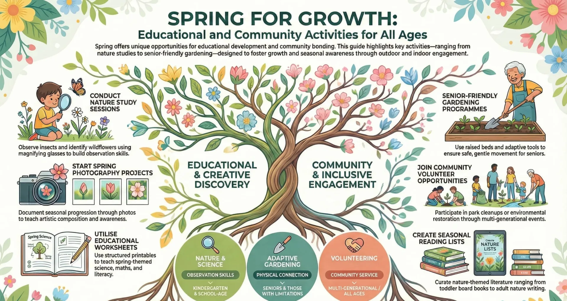 Educational & Growth Spring Activities for All Ages 