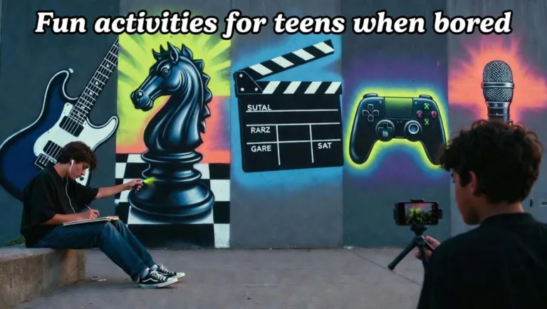 Fun Activities for teens when bored