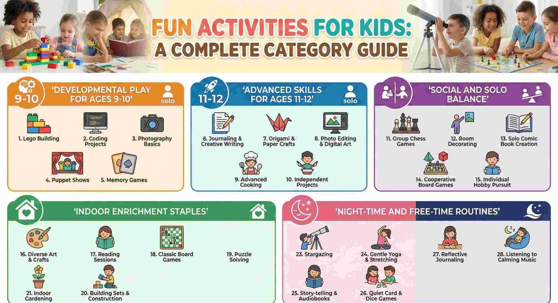 Fun Indoor Activities for Kids at Home