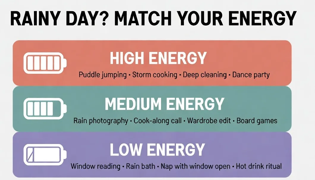 Rainy day productivity-