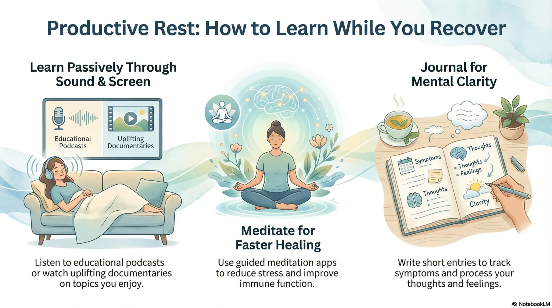 Restful Learnings As Productive Things to Do When You're Bored