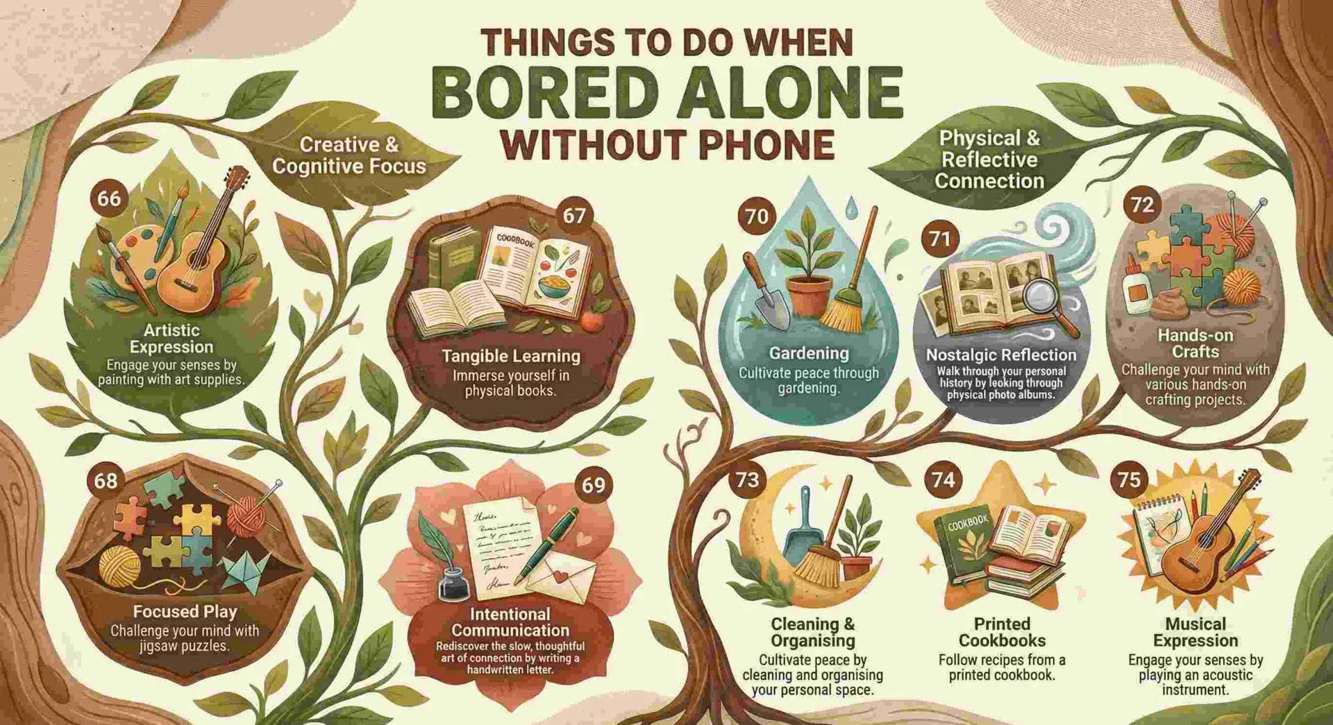 Things to Do When Bored Alone Without Phone
