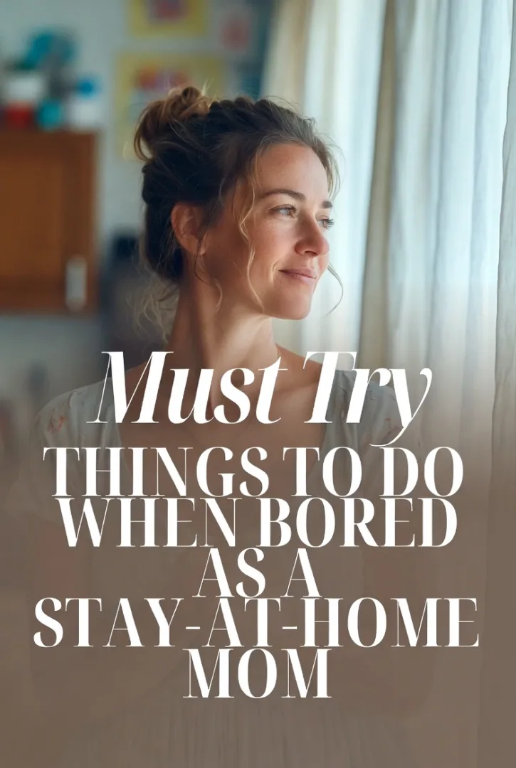 Things to Do When Bored as a Stay-at-Home Mom