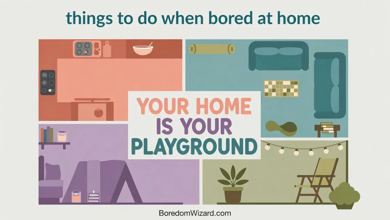 Things to Do When Bored at Home