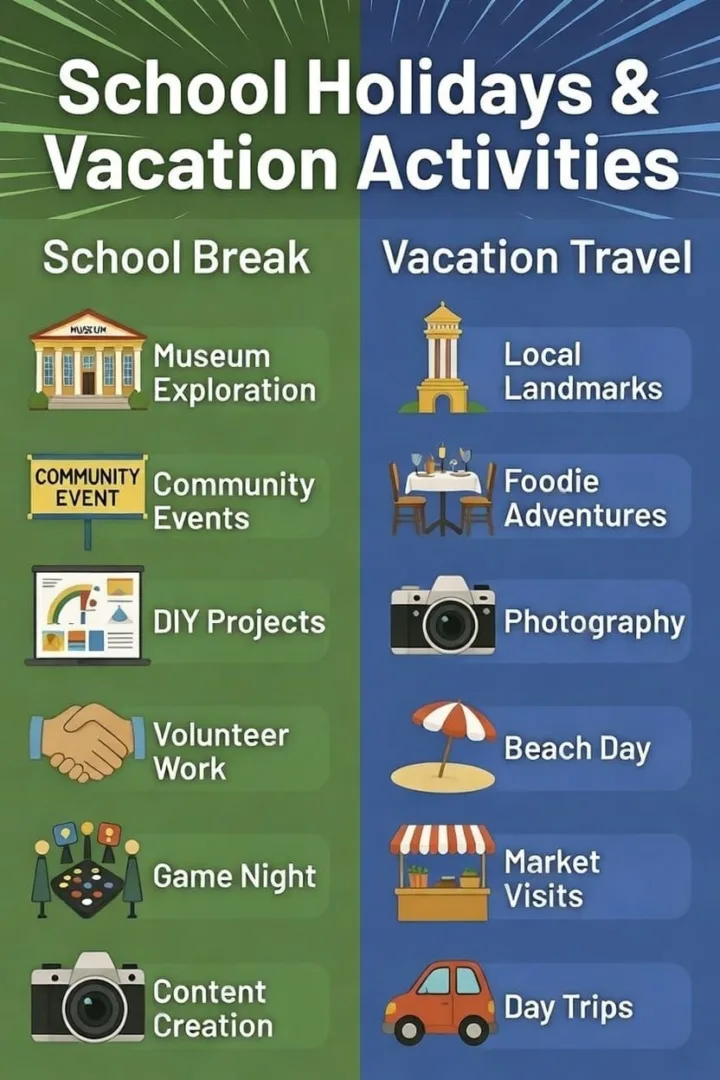 Things to Do When Bored in School Holidays