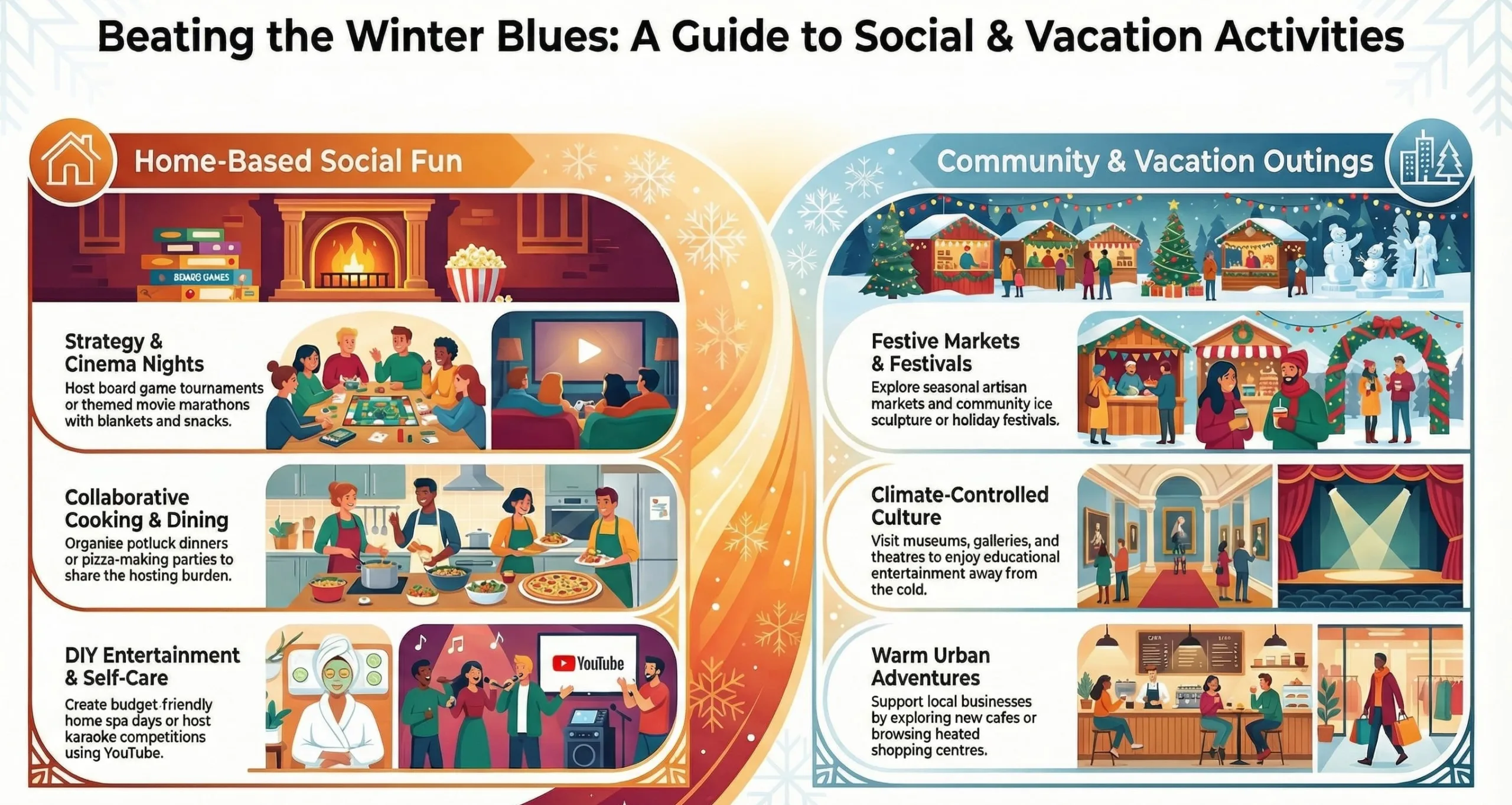 Things to Do When Bored on Winter Break - Vacation Activities