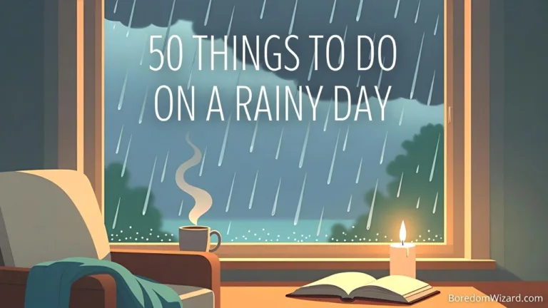 Things to do on a rainy day