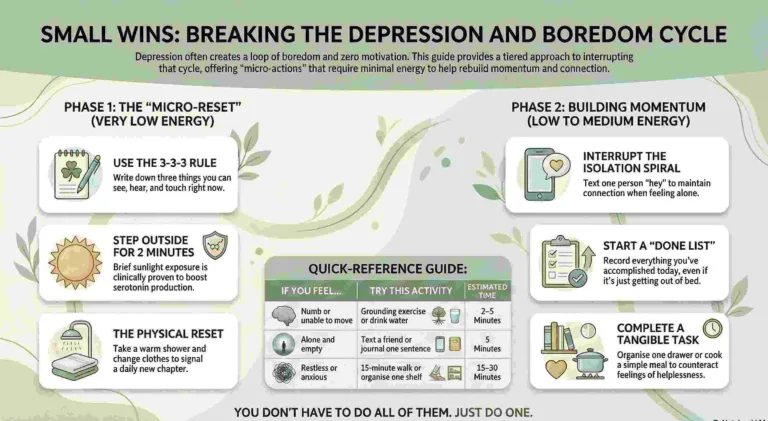 Things to Do When Feeling Depressed and Bored