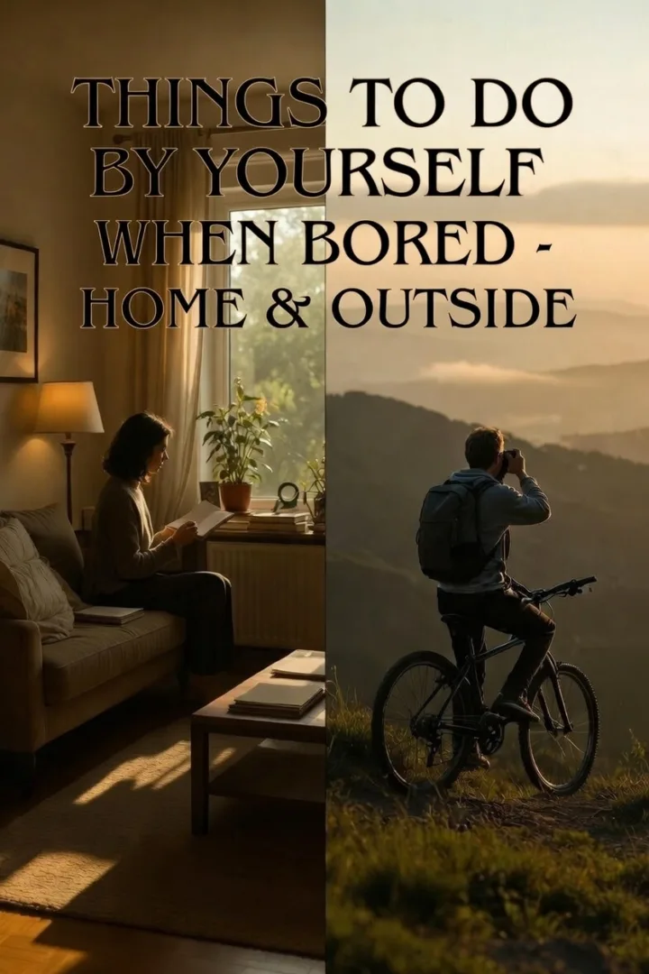 Things to Do by Yourself at Home When Bored - Creative & Productive