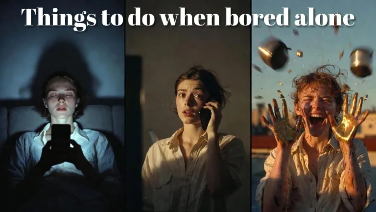 Things to do when bored alone
