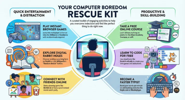 Things to Do When Bored on Computer