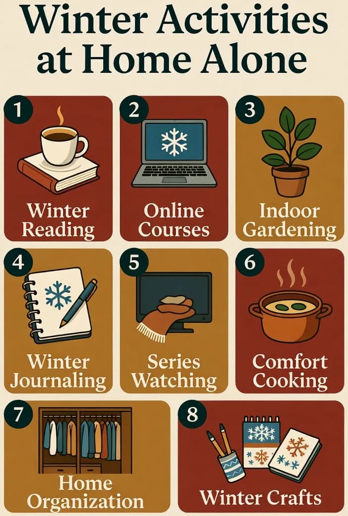 What to Do When Bored in Winter at Home Alone