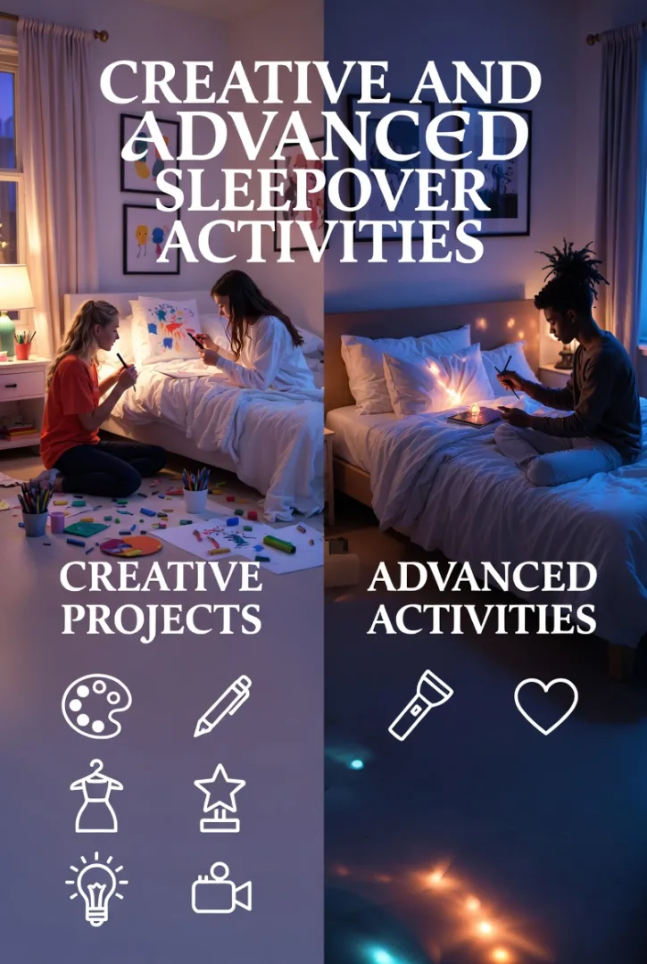 What to Do With Friends at a Sleepover When Bored - Creative Activities