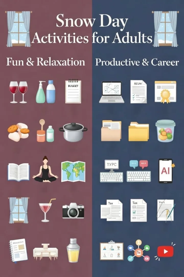 Snow Day Activities for Adults