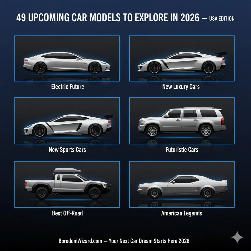 Upcoming Car Models to Explore When Bored