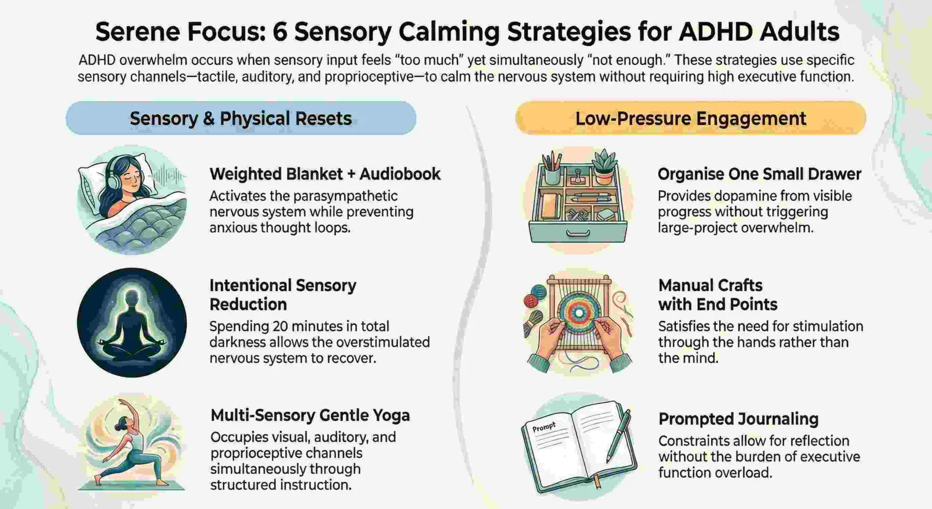 Calming Activities for ADHD Adults