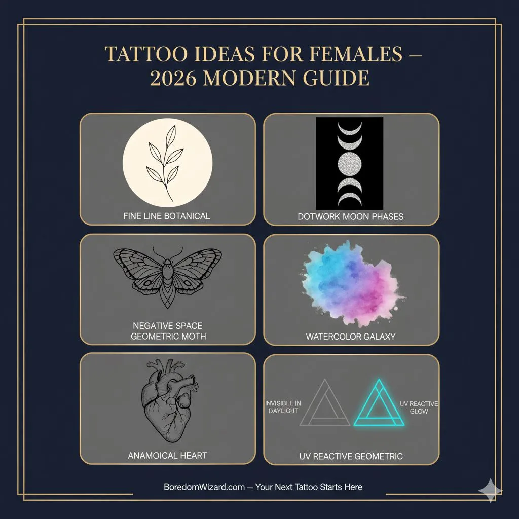 Cool Tattoo Ideas for Females and Ladies