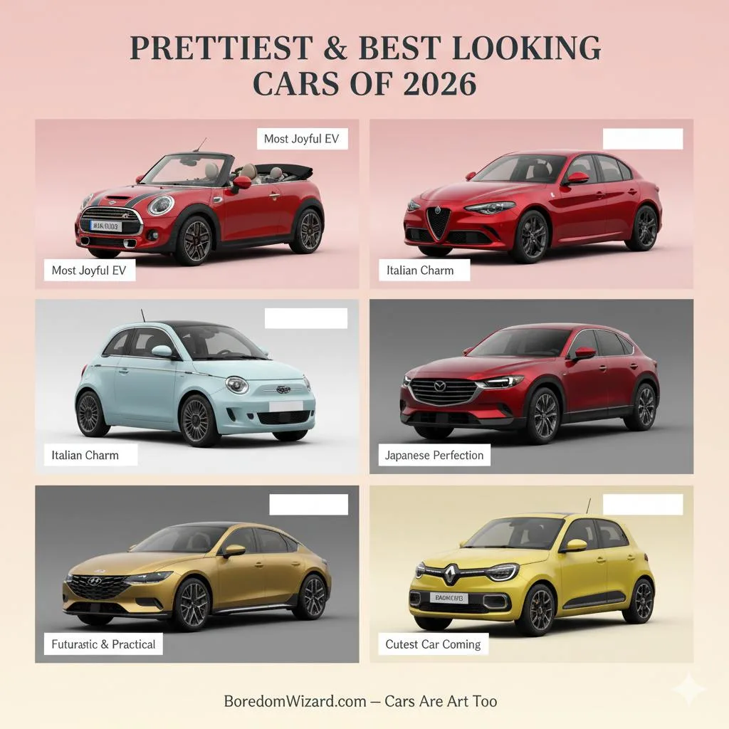 Pretty Cars, Cute Cars, and Best Looking Cars of 2026 