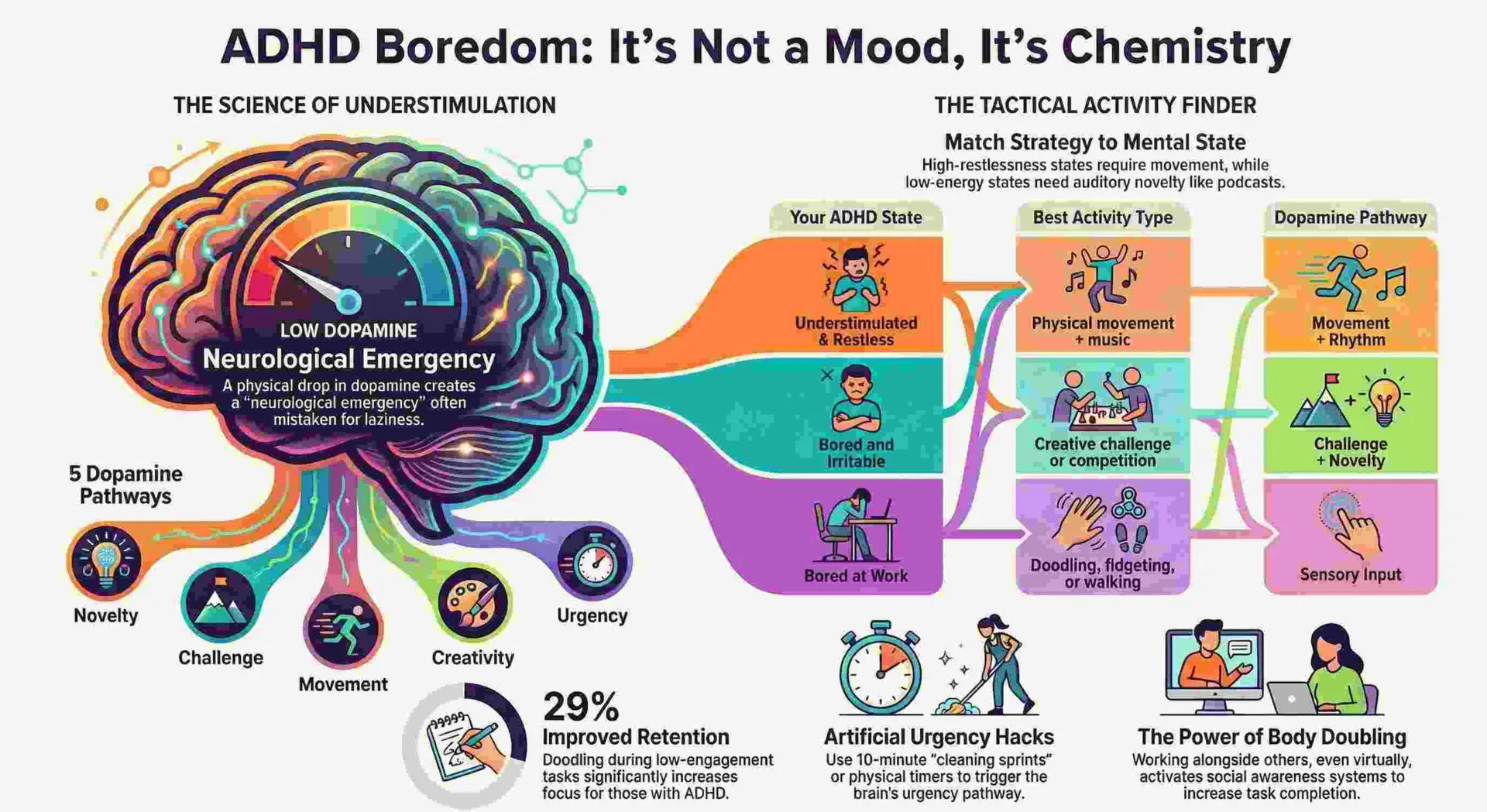Things to Do When Bored With ADHD