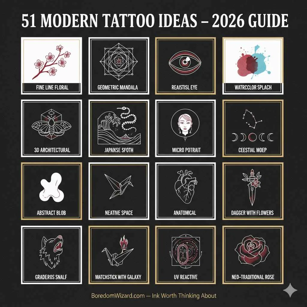 Tattoo Ideas to Explore When Bored