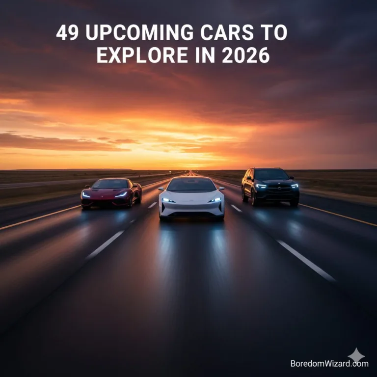 49 Upcoming Car Models to Explore When Bored in 2026 [Sports, Luxury, EVs & Future Cars]