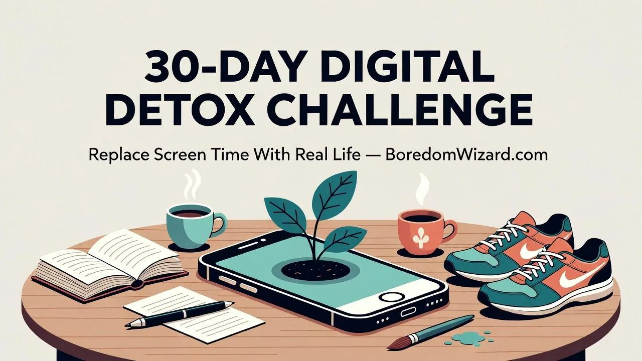 30-Day Digital Detox Challenge in 2026. Life changing ideas
