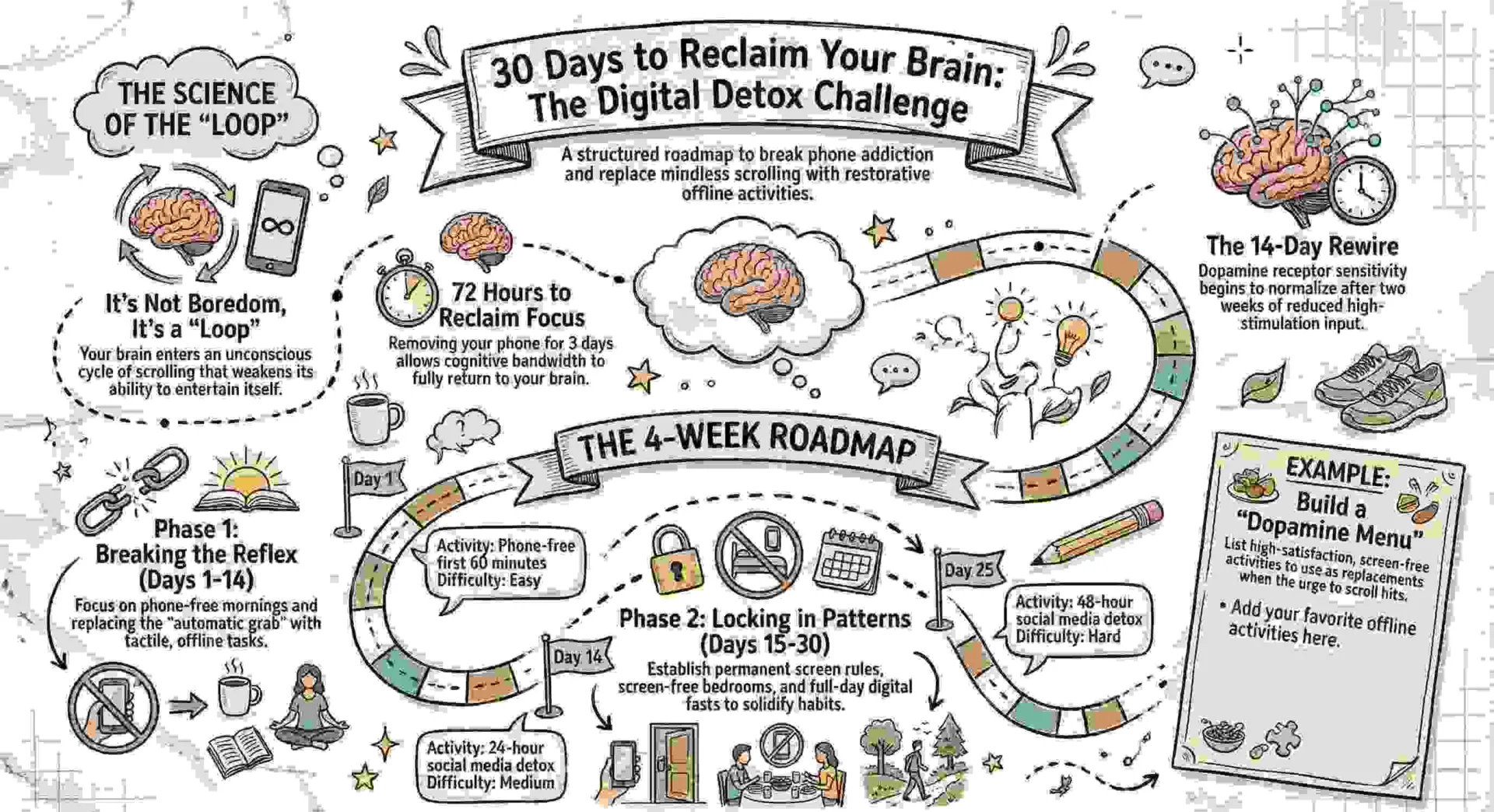 30-Day Digital Detox Challenge in 2026. Life changing ideas