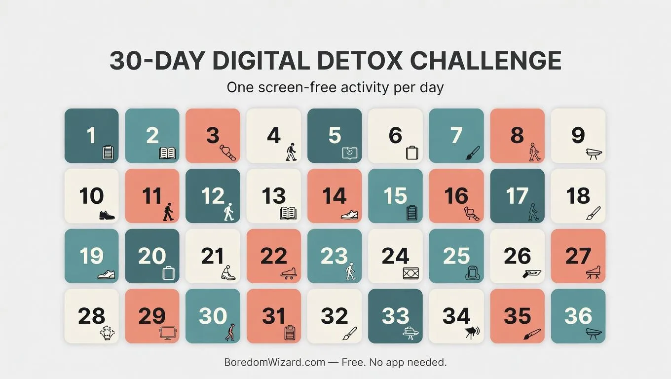30-Day Digital Detox Challenge in 2026. Life changing ideas