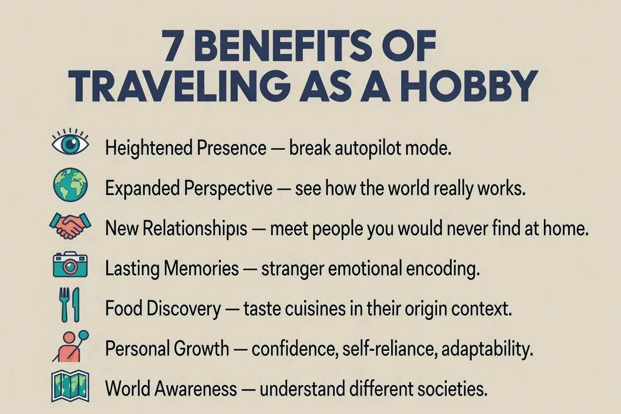 Benefits of Travel Hobby