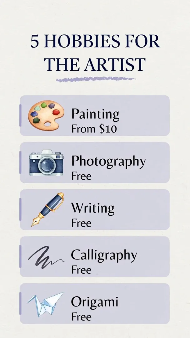 Hobbies for the artists in 2026