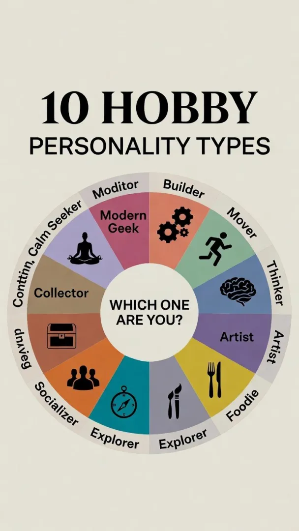 Hobby according to personality types