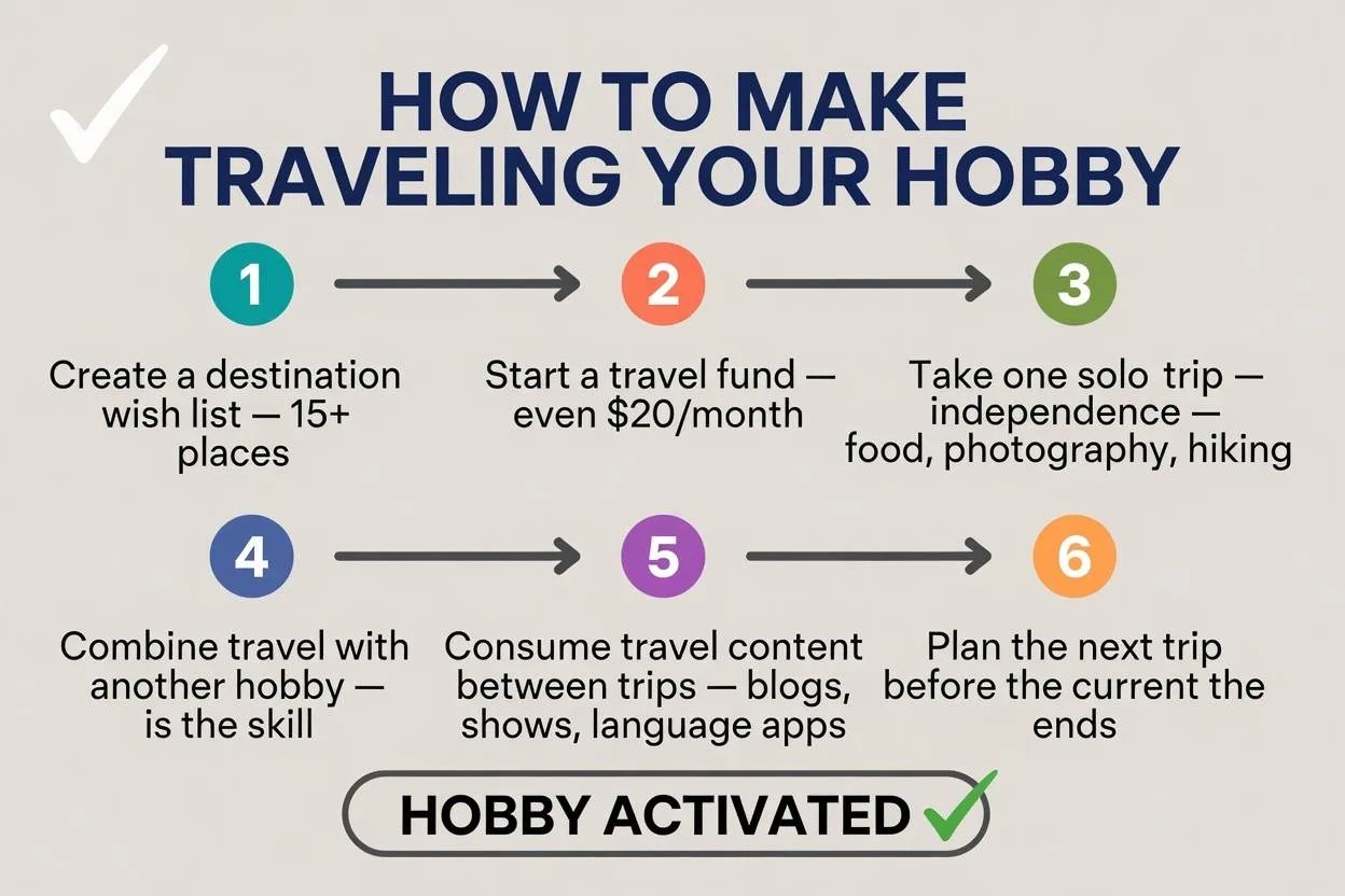 How to Make Travel a Hobby