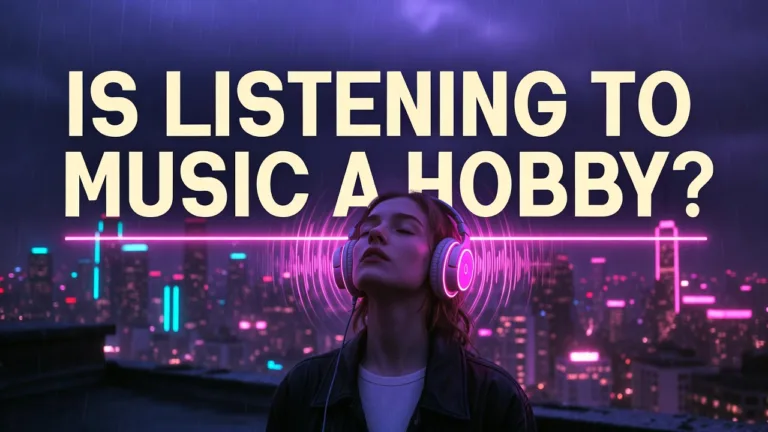 Is listening to music a hobby