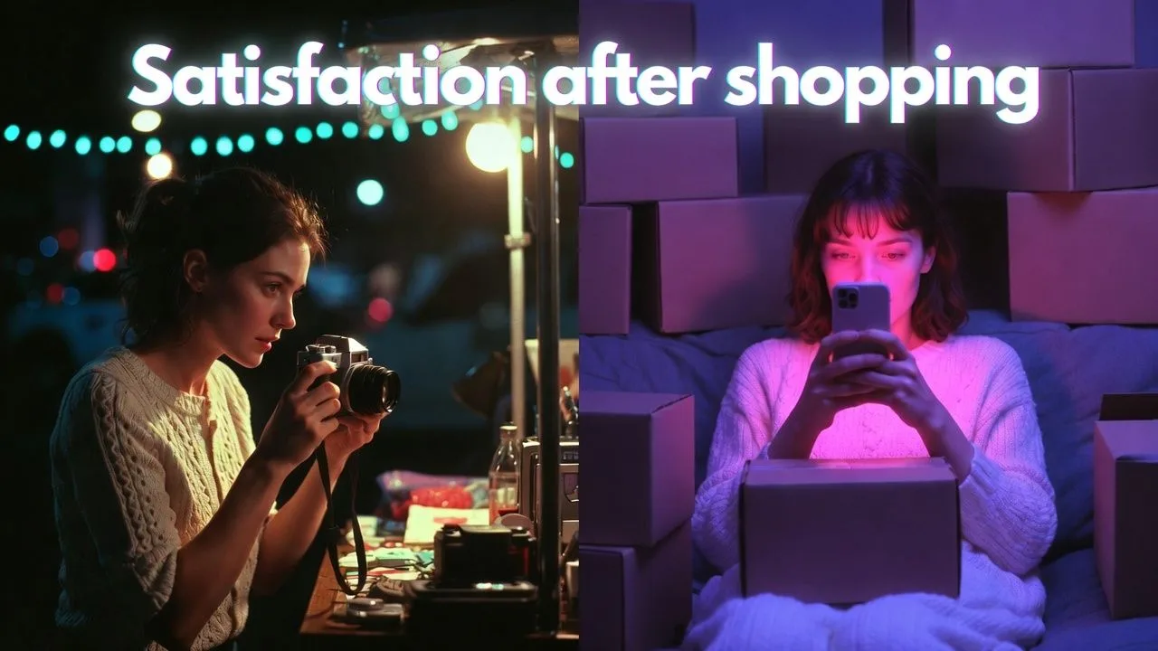 Satisfaction after shoping 
