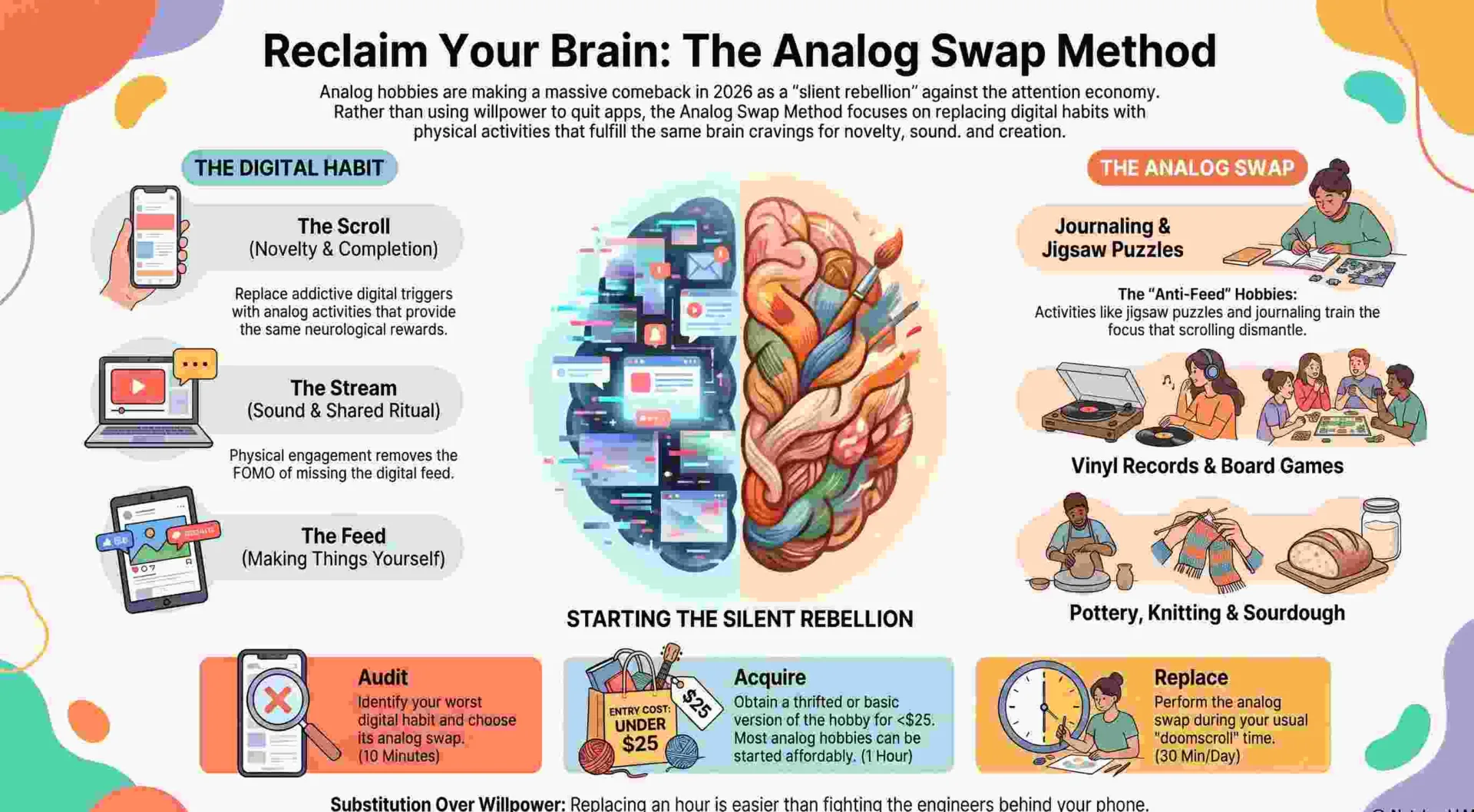 The analog swap method