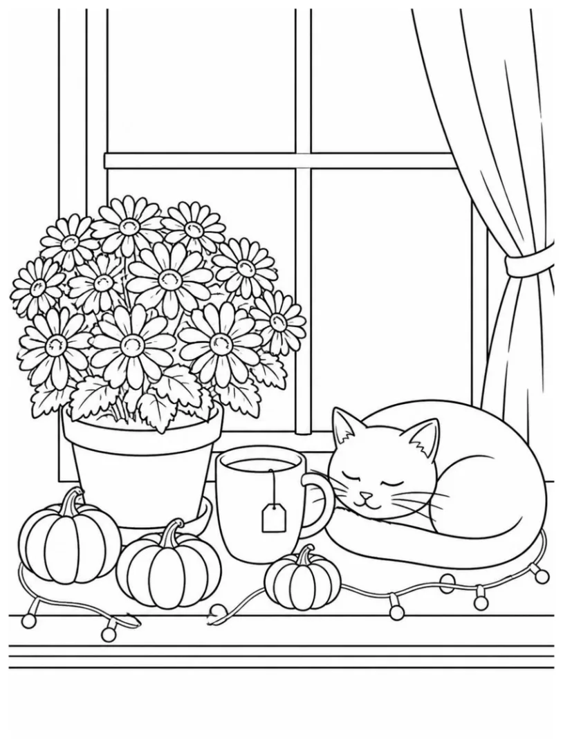 Autumn Windowsill