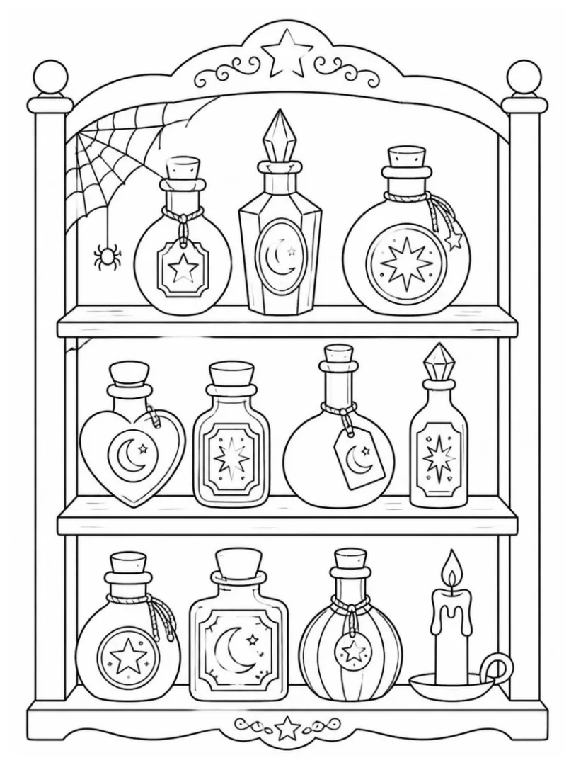 Apothecary Potion Shelf