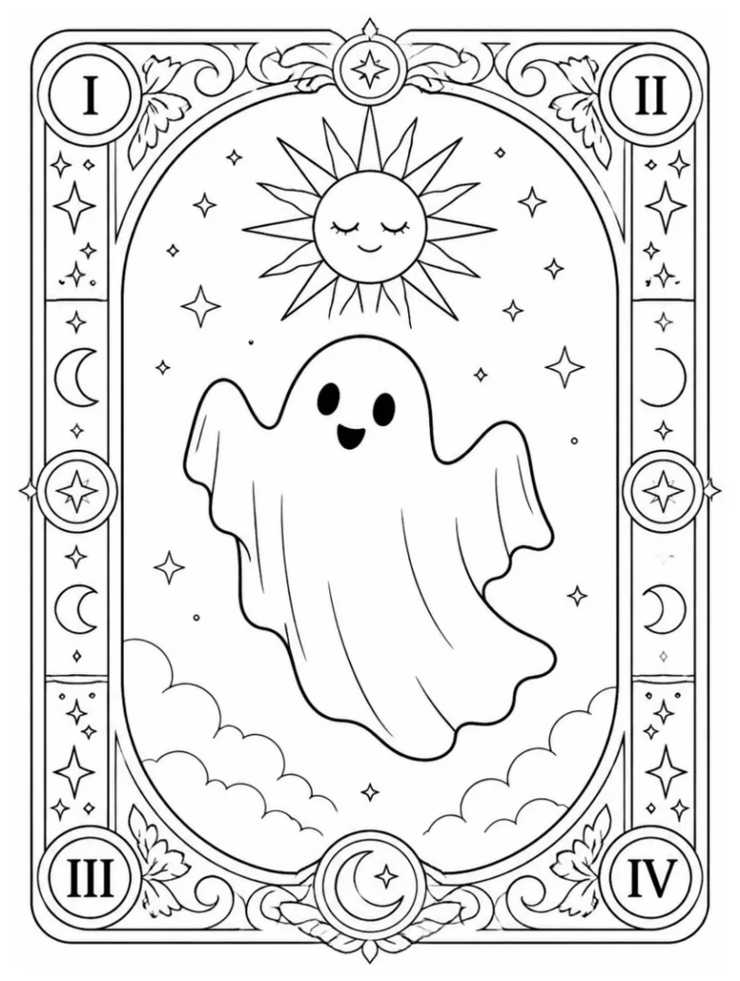 Tarot-Style Ghost Card