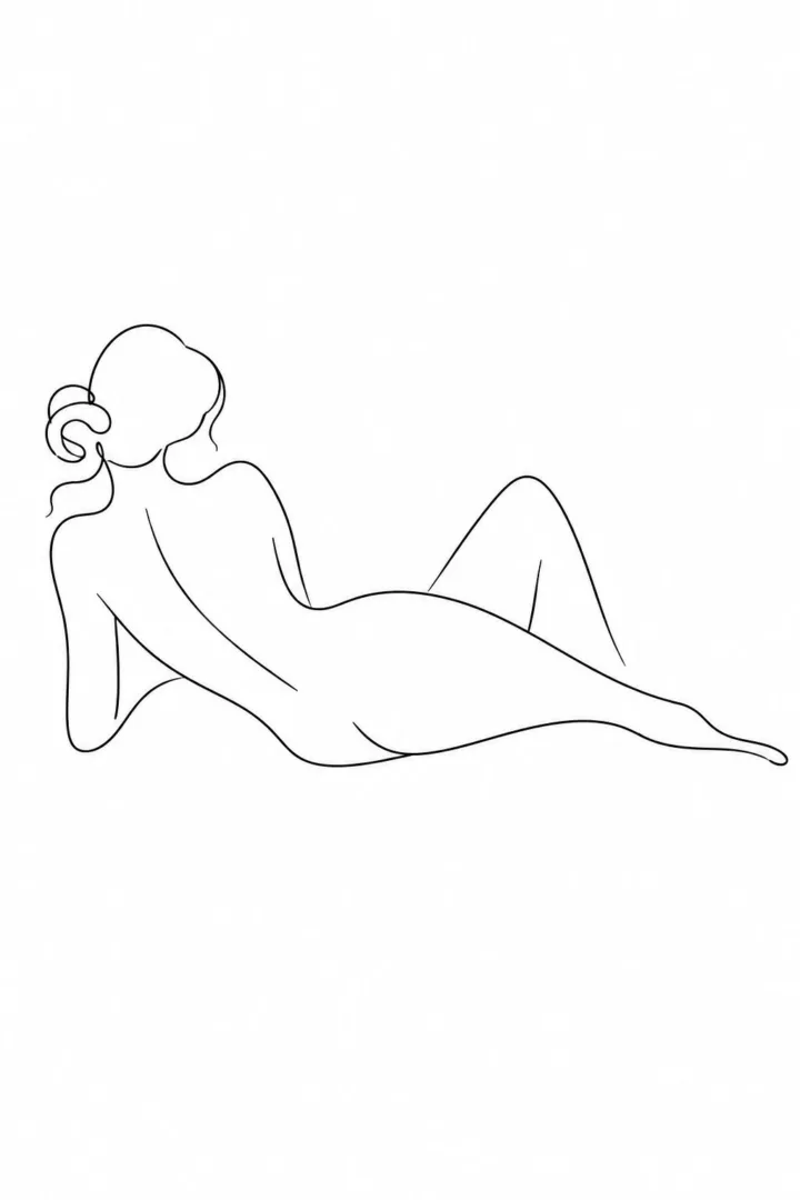 Abstract Reclining Figure