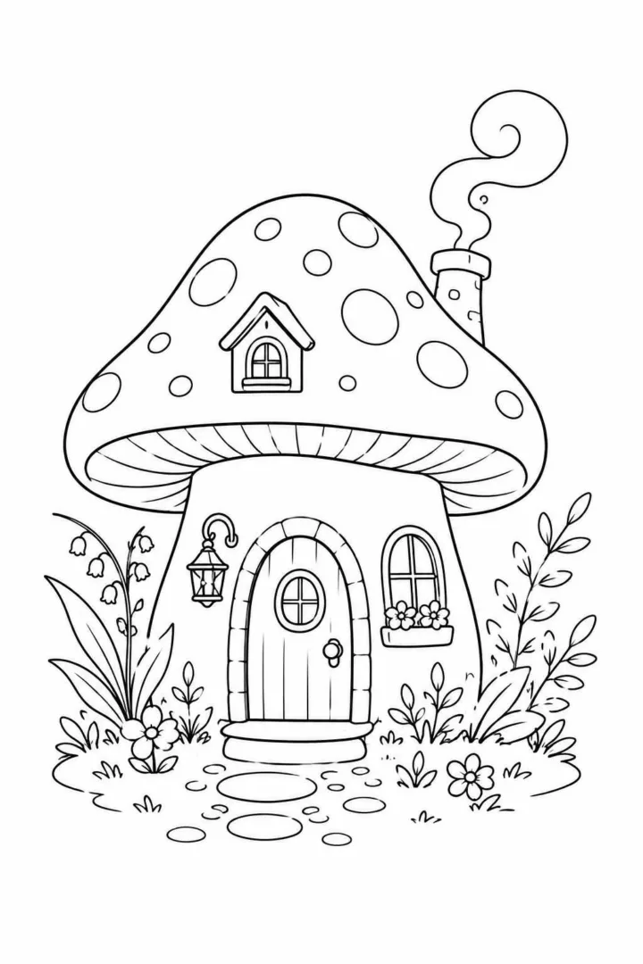 Cottage Mushroom House