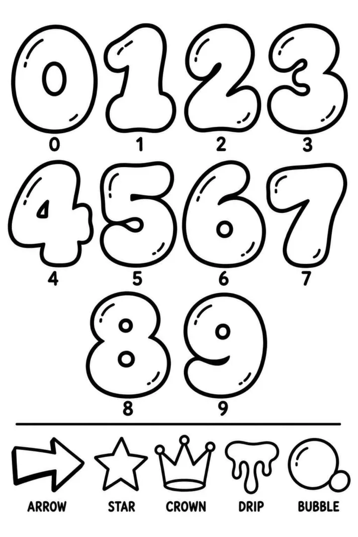 Graffiti Numbers & Elements