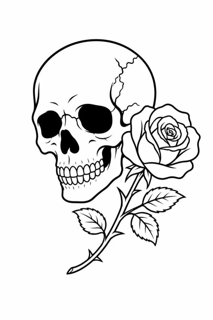 Skull & Rose