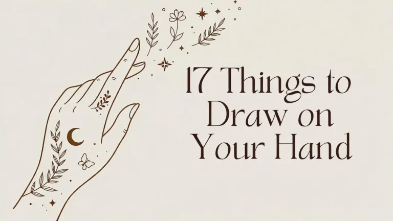 Things to Draw on Your Hand