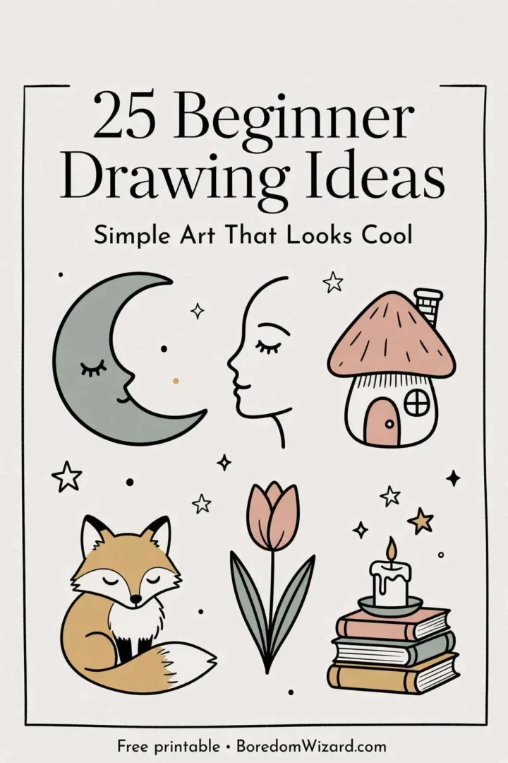beginner drawing ideas