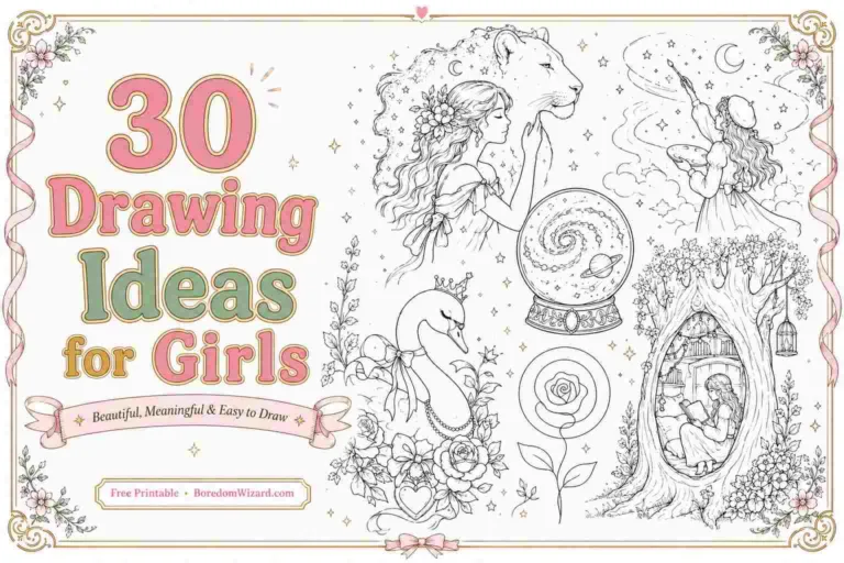 drawing ideas for girls