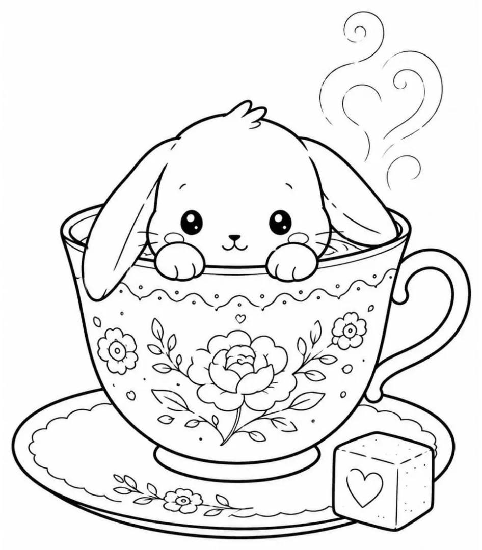 Bunny in a Teacup