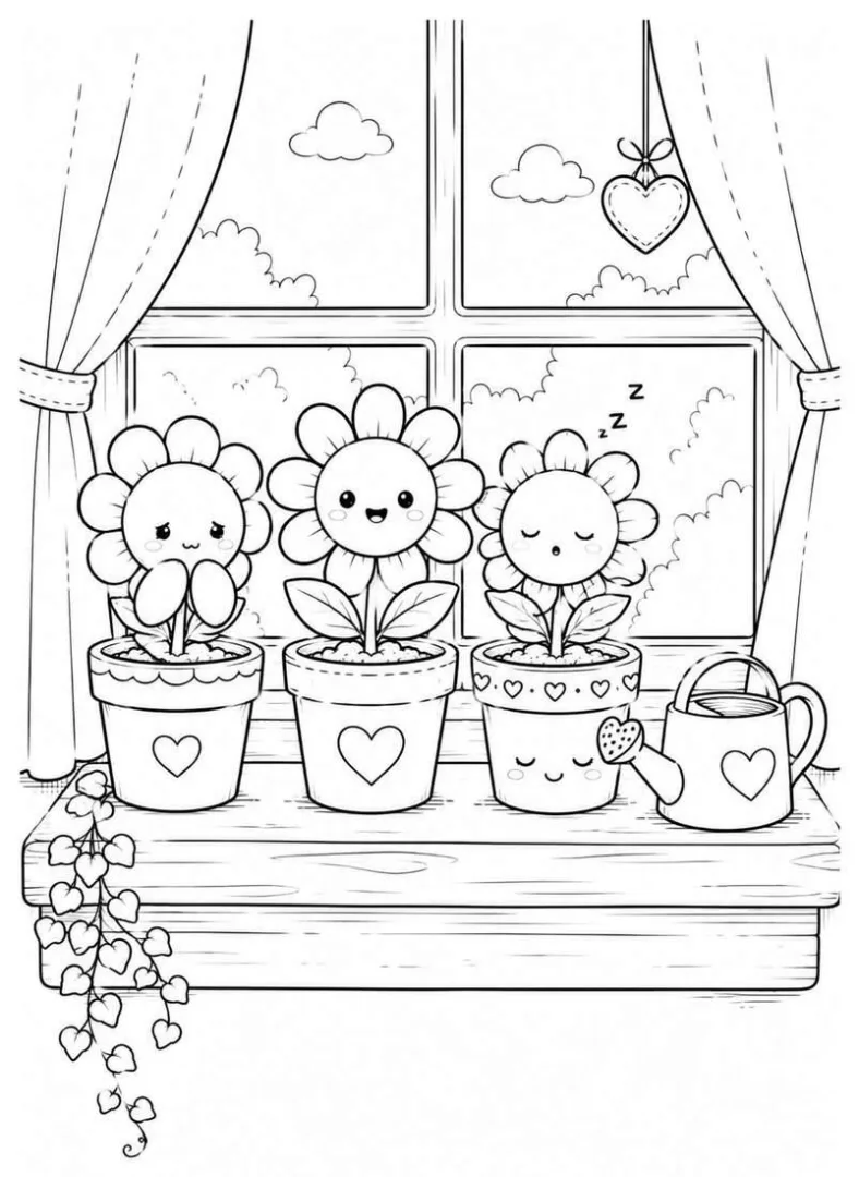 Flower Friends Trio
