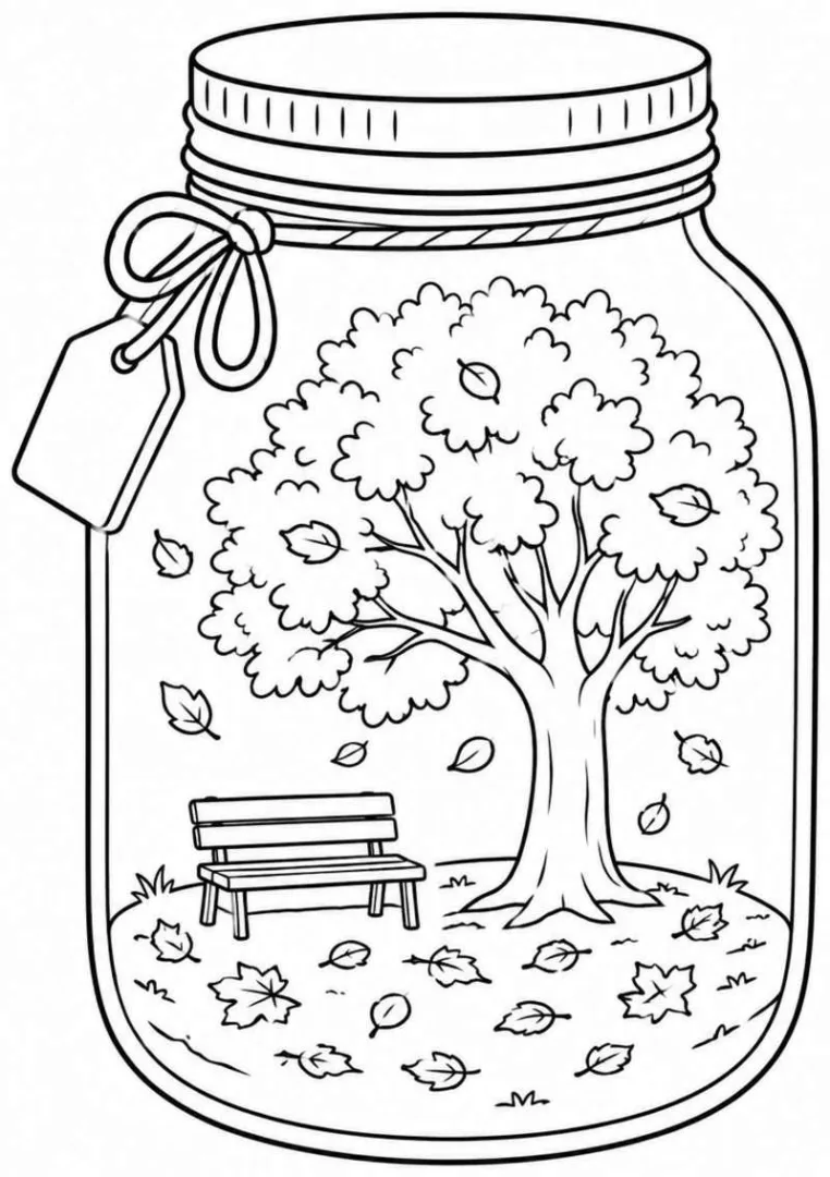 The Fall Mason Jar