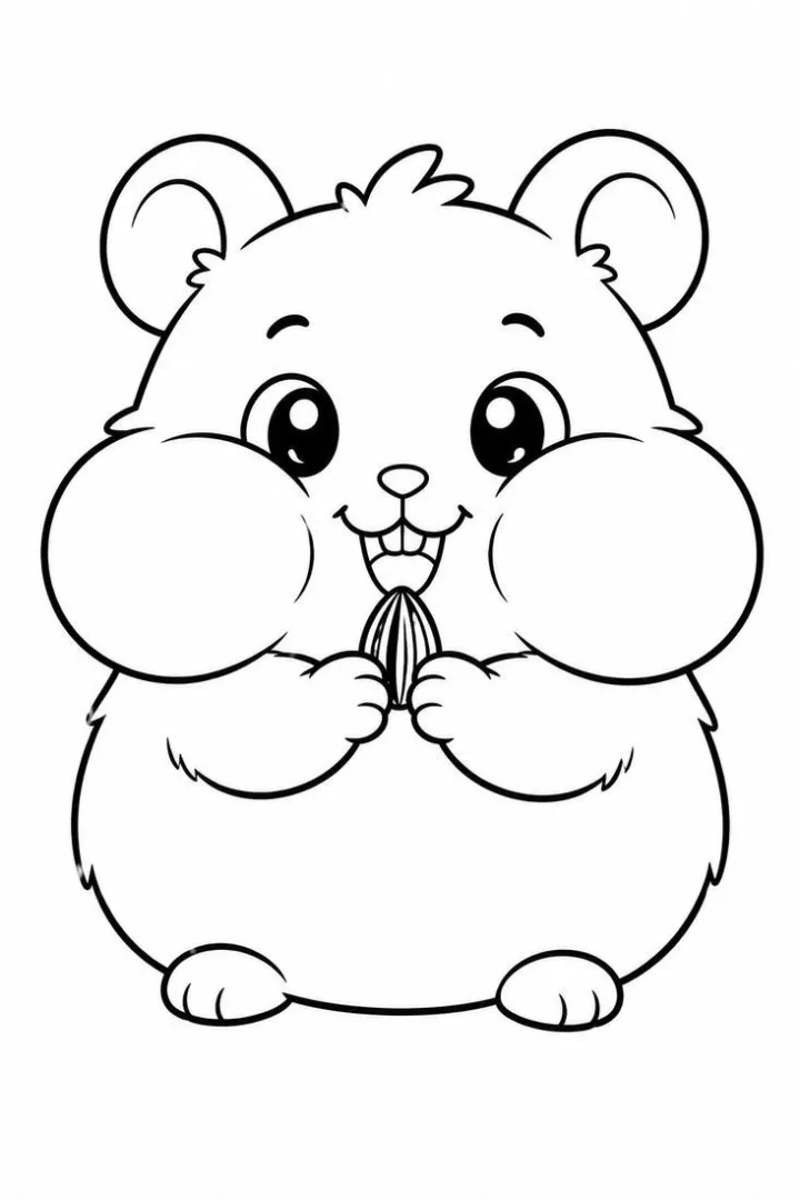 Hamster with Snack Cheeks