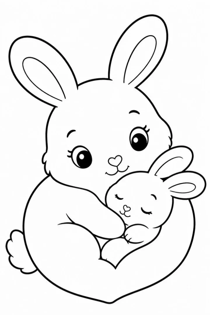 Mama Bunny & Baby
